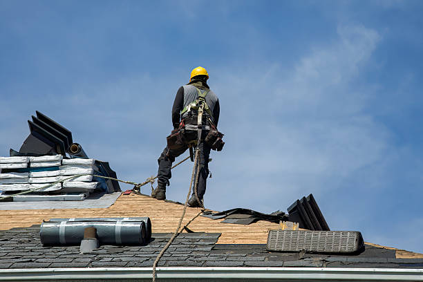 Professional Roof Replacement technician working in Moab, UT